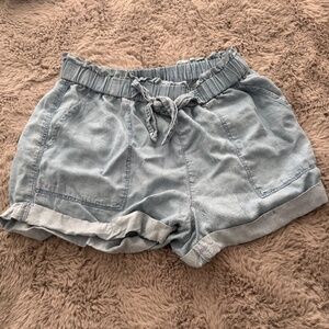 Lightweight Denim Shorts